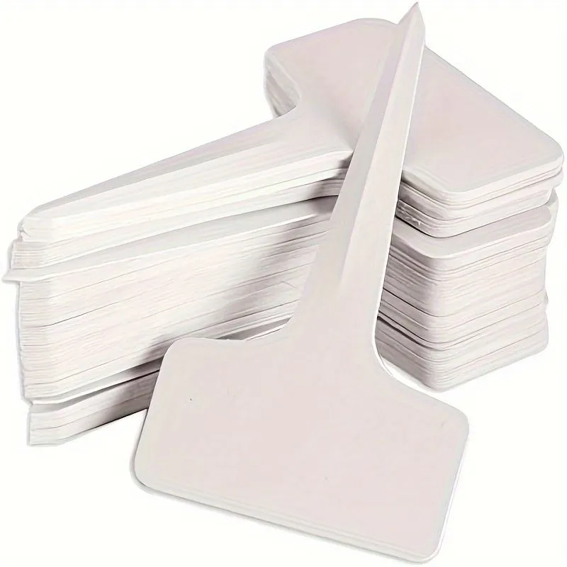 200pcs T-Shape Plant Labels - Waterproof, Reusable Garden Markers