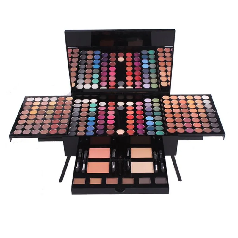 180-Color Eyeshadow Palette Makeup Set, with Blush, Brow Powder
