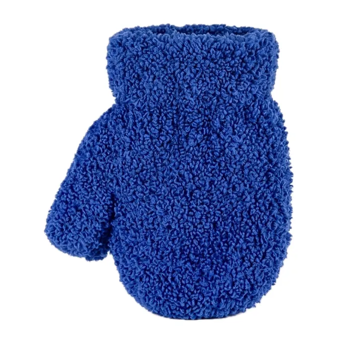 Toddler Plush Mittens - Ultra-Soft Warmth for Little Hands - Blue