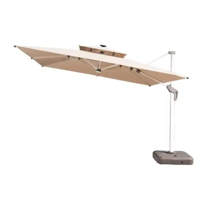 All-Weather Garden Gazebo with Solar Lighting - Grey