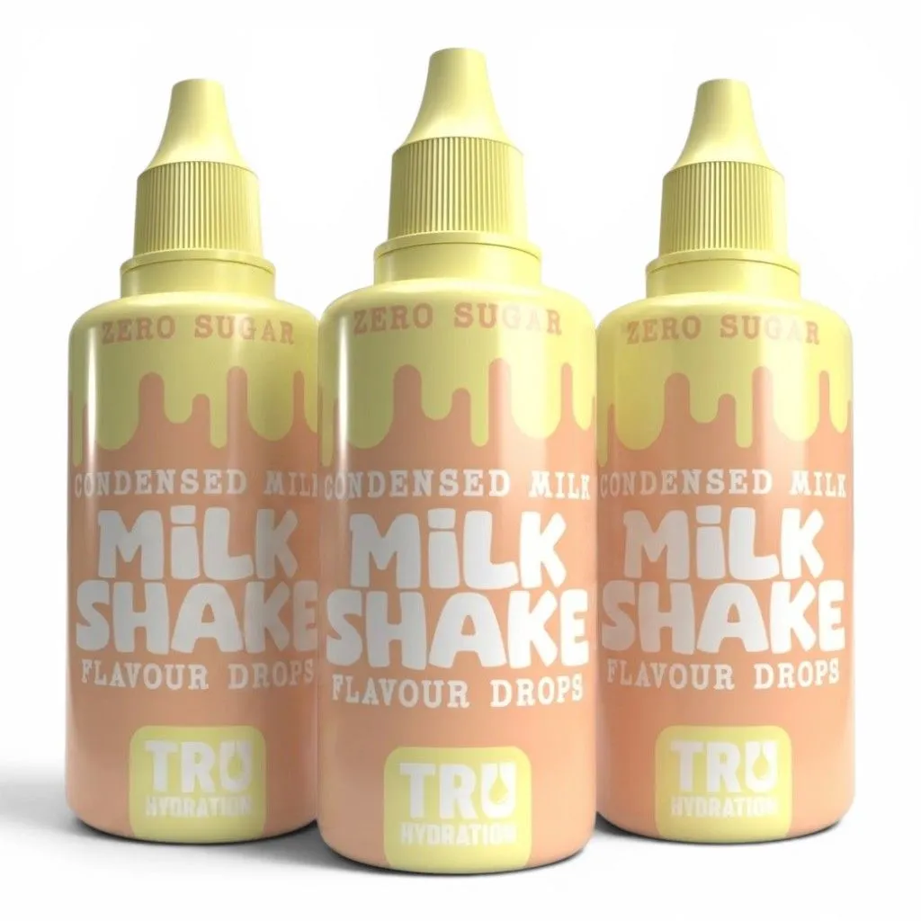 Tru Hydration Milkshake Enhancer Condensed Milk - 3 Pack