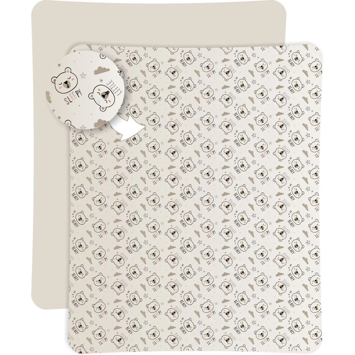 SQUIGGLE Baby 2 Pack Receiving Blanket - Soft, Cozy & Adorable - Squiggle Bear