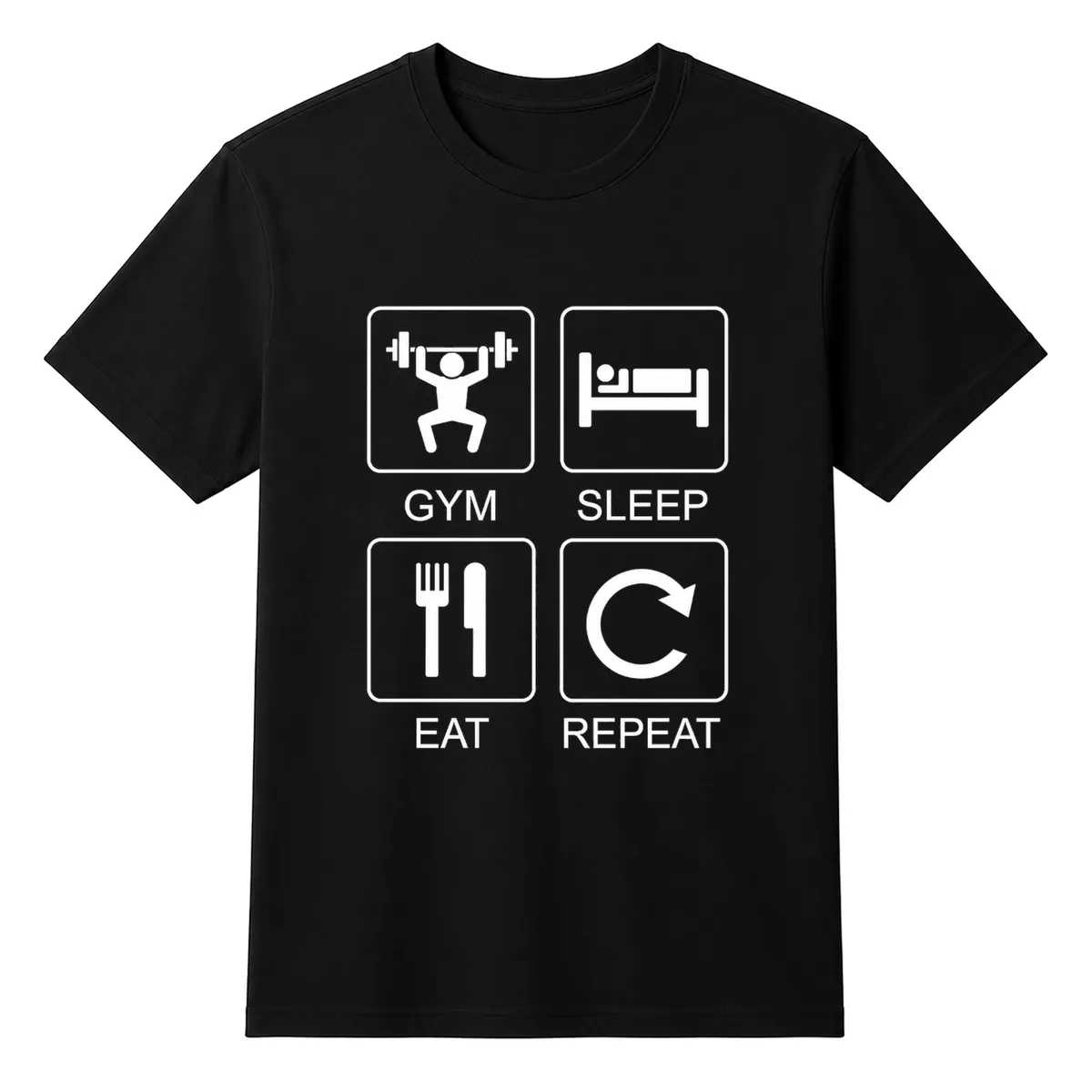 Gym Sleep Eat Repeat Unisex T-shirt