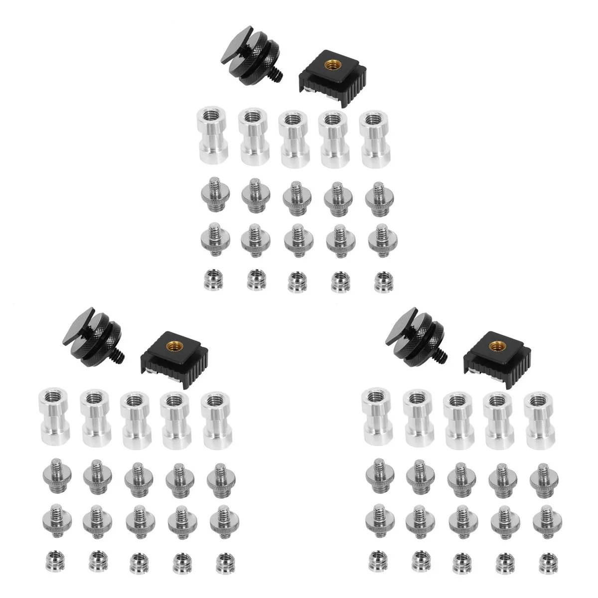 Camera Screw 22 Pcs 1/4 Inch And 3/8 Inch Screws Adapter