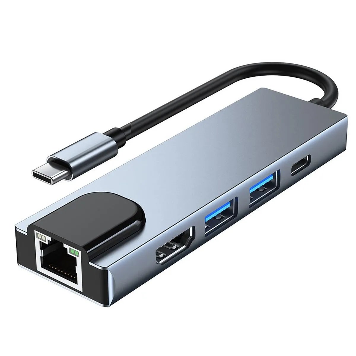 Sweg Docking Station Portable Usb -C Hub 5 in 1 Adapter