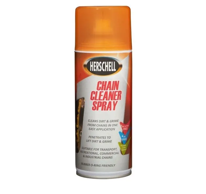 Herschell Bike Chain Cleaner 400ml Solvent Spray Clean Dirt Grime