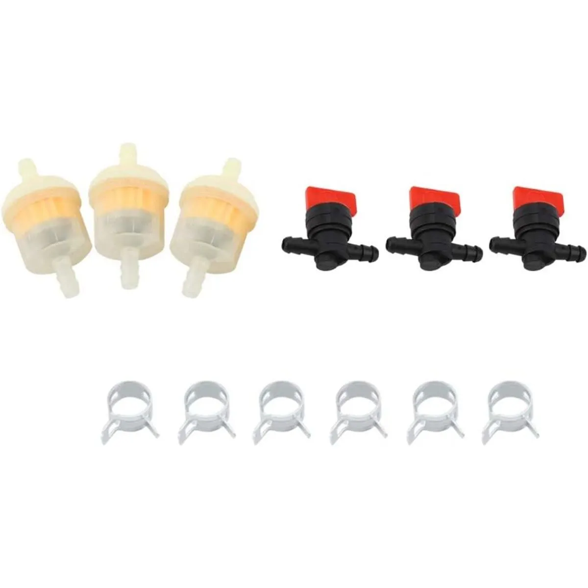 Practical Replacement Part Set Including Shut Off Valves Filters