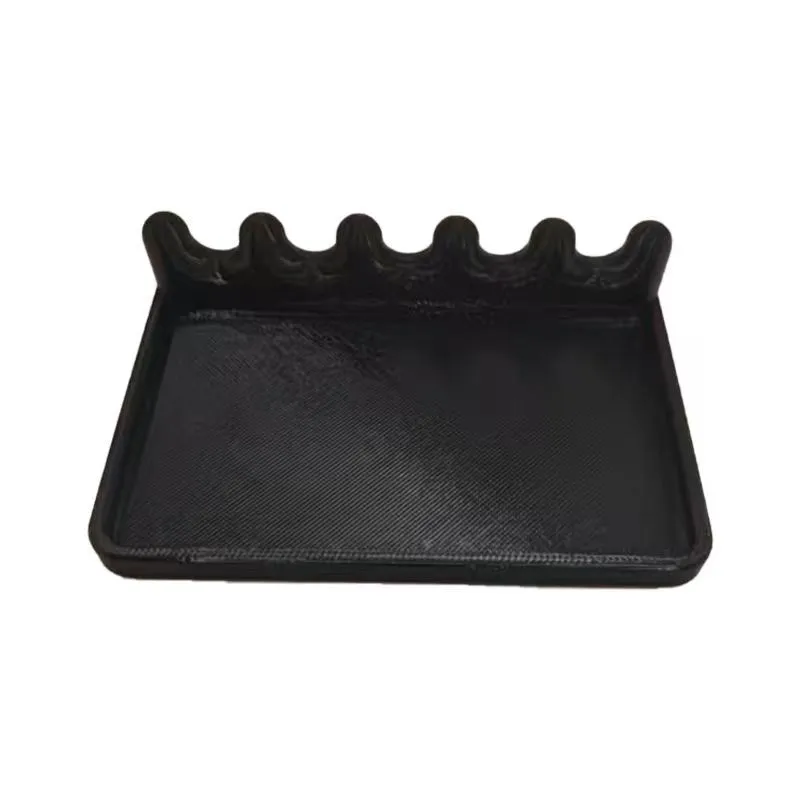 Paint Brush Holder with Drip Tray - 6-Slot Brush Stand