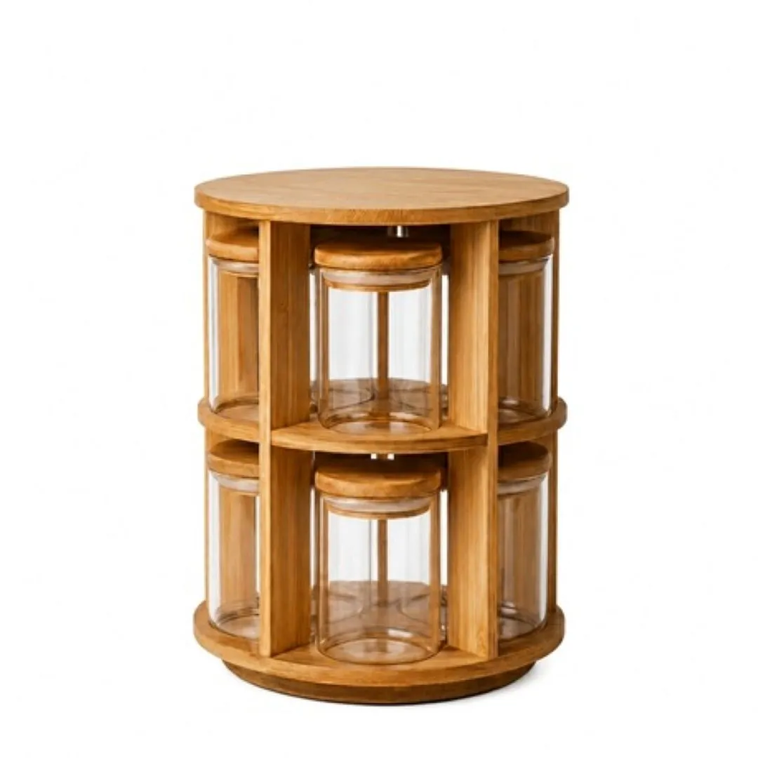 Revolving Spice Jar Set