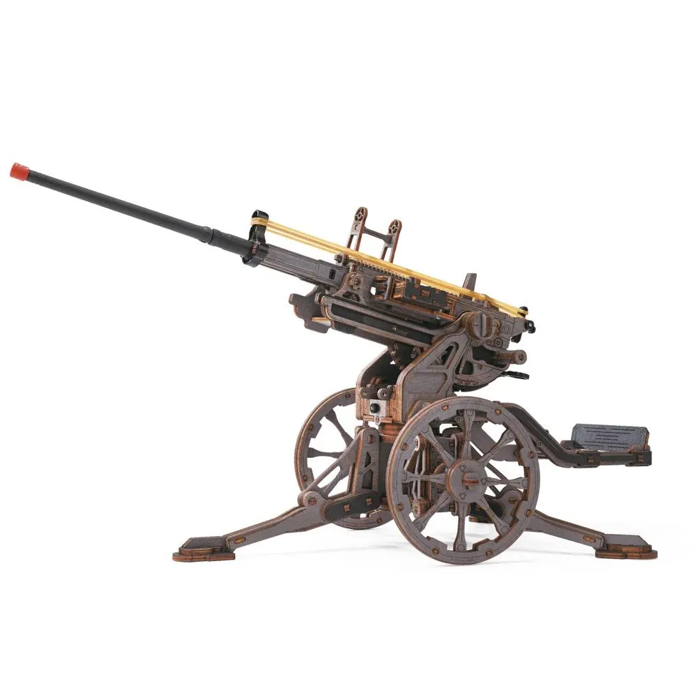 Robotime ROKR Anti-Aircraft Gun Wooden 3D Puzzle (133 Pieces)