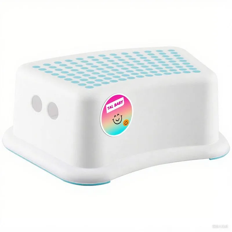 Anti-Slip Step Stool for Kids Sturdy Double Step Stool for Toddlers - Blue