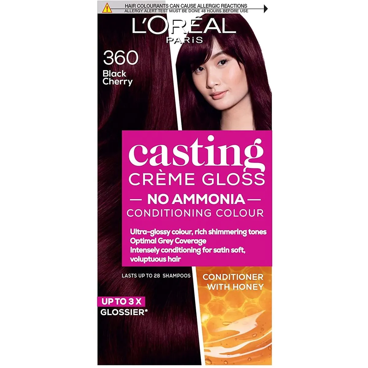 LOreal Casting Creme Gloss Hair Colour Dye 360 Black Cherry
