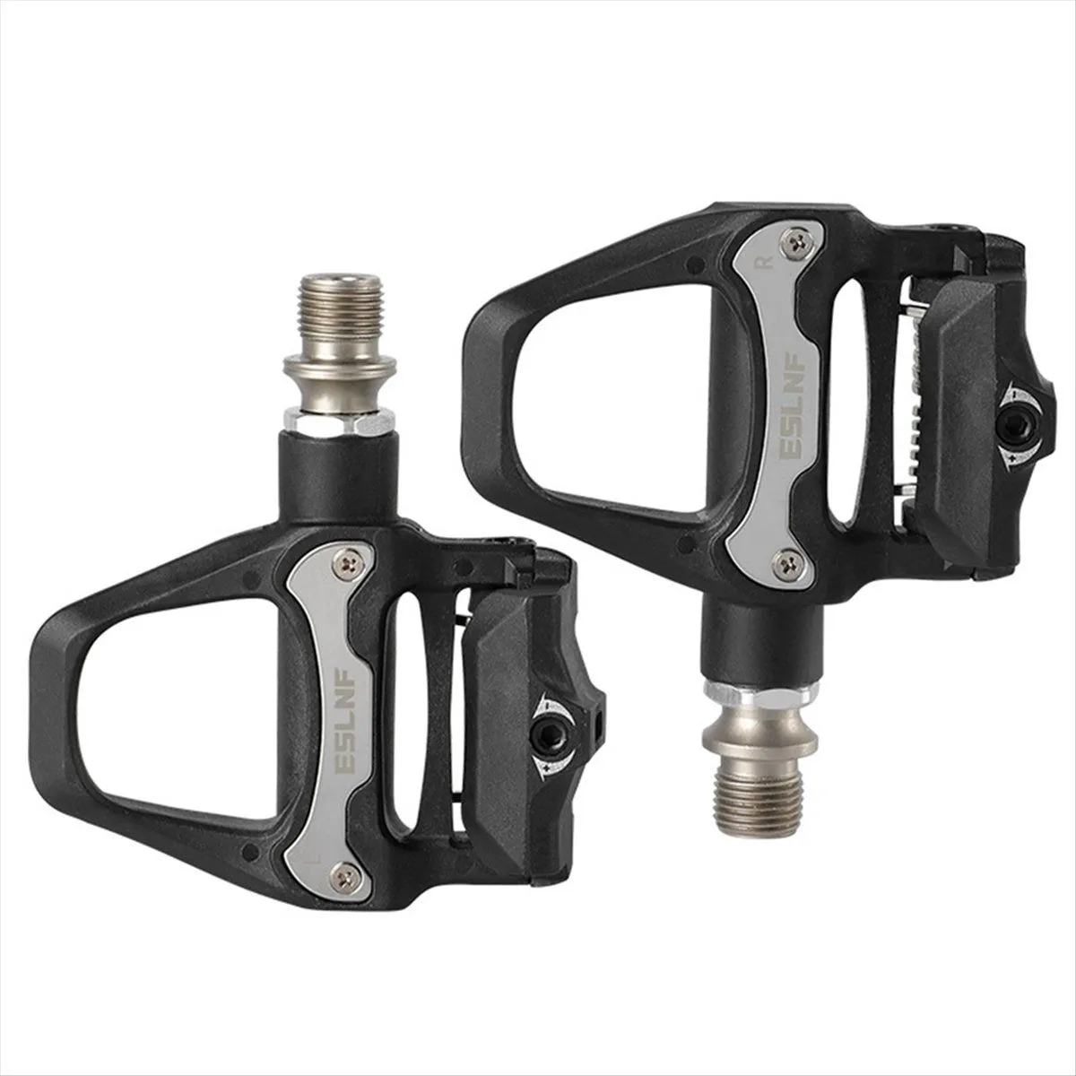 Eslnf Nylon Bike Pedals Self-Locking Spd Mountain Road Bicycle Pedals