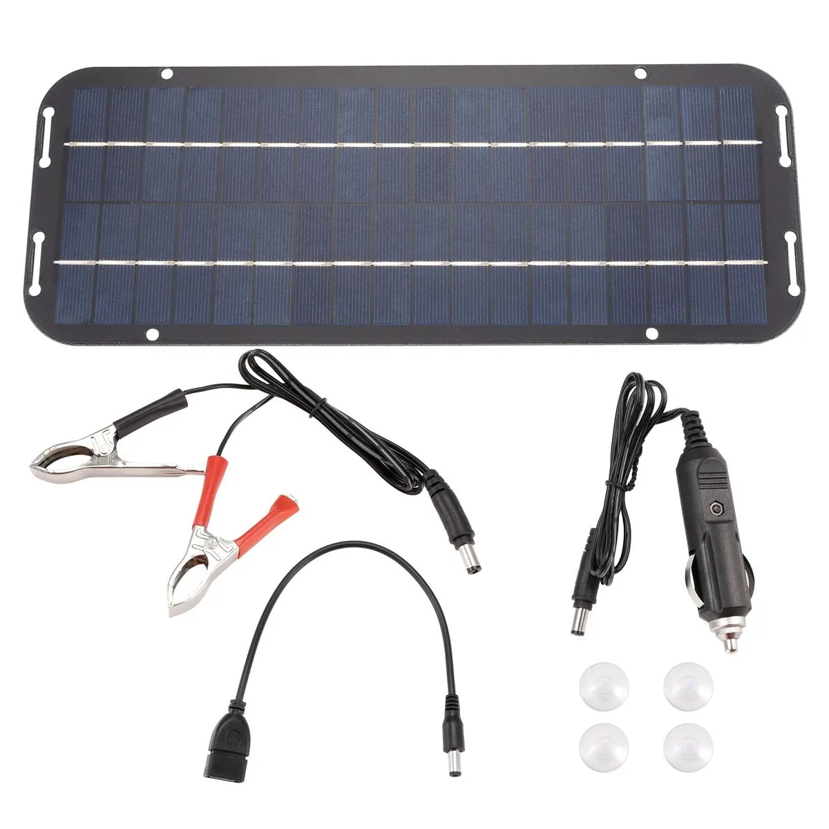 12V 60W Solar Panels Charger Car Motorcycle Solar Compatible with None