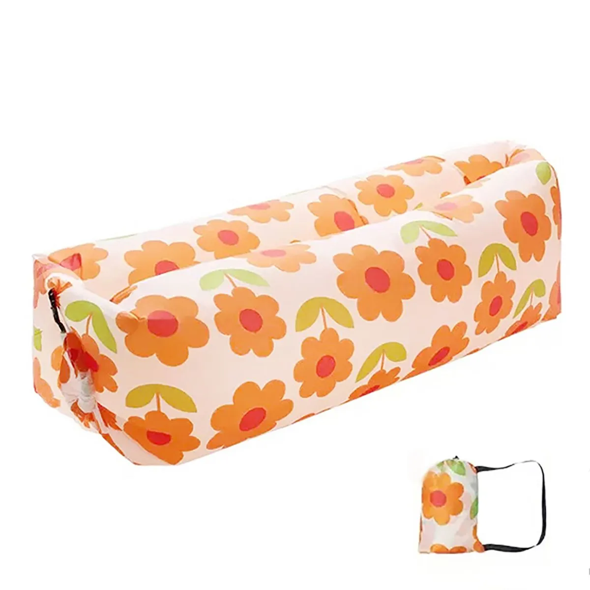 Portable Outdoor Inflatable Air Lounger - Flower