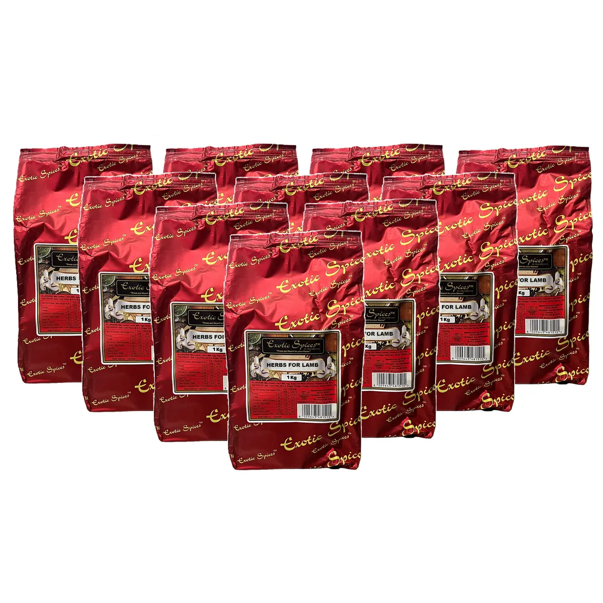 Exotic Spices Herbs For Lamb 1kg - 10 pack