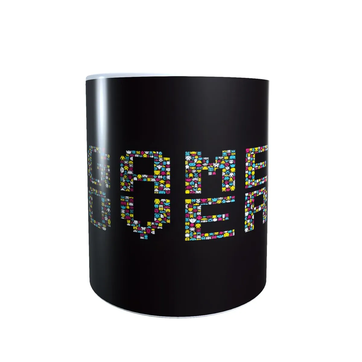Game Over Pixel Sprites - Gaming Themed Coffee Mug