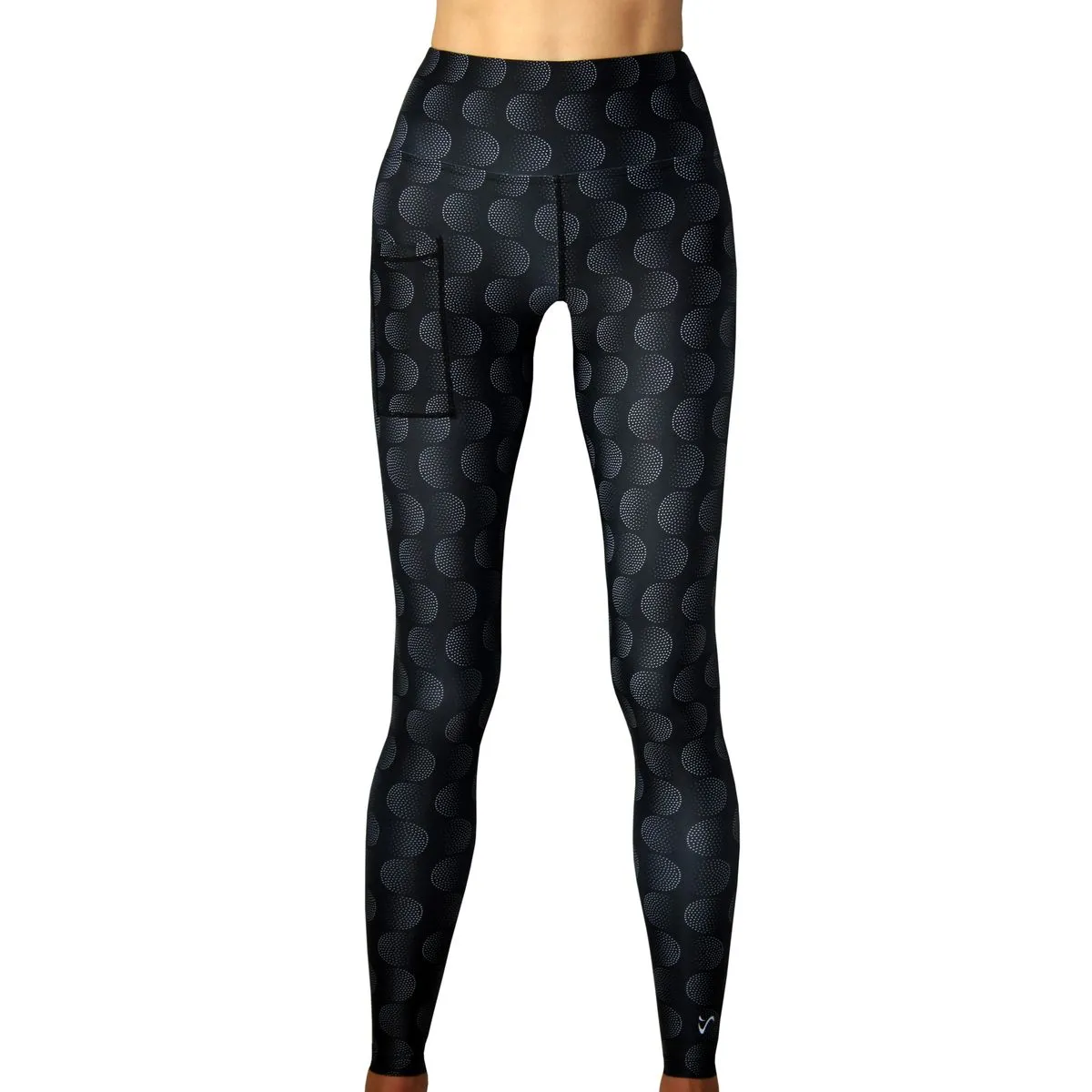 VIVOLICIOUS Tech Tights II Women's High-Waist Run/Gym Leggings MOON SHADOW