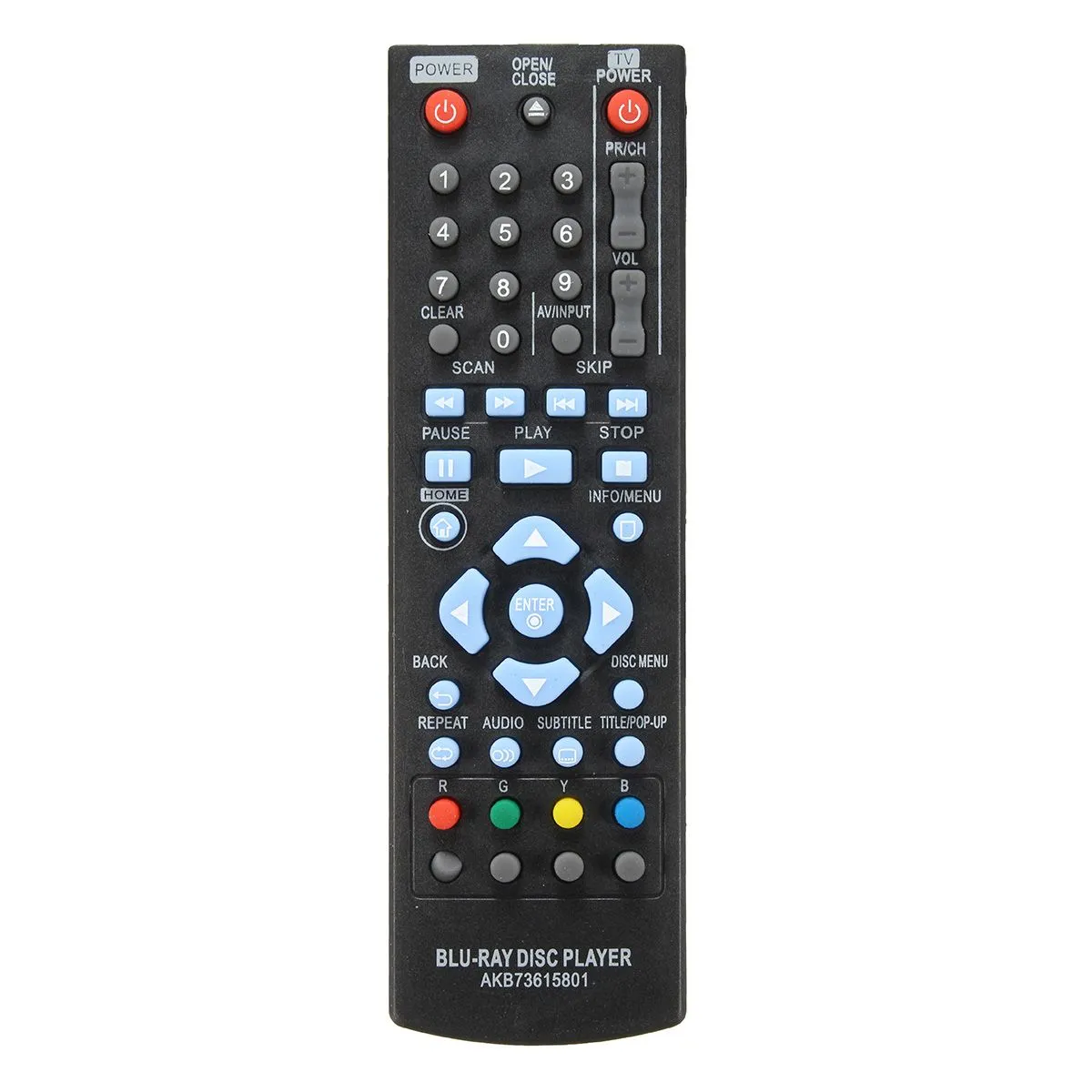 AKB73615801 Replacement Remote Control for LG Blu-ray Disc Player for BP220