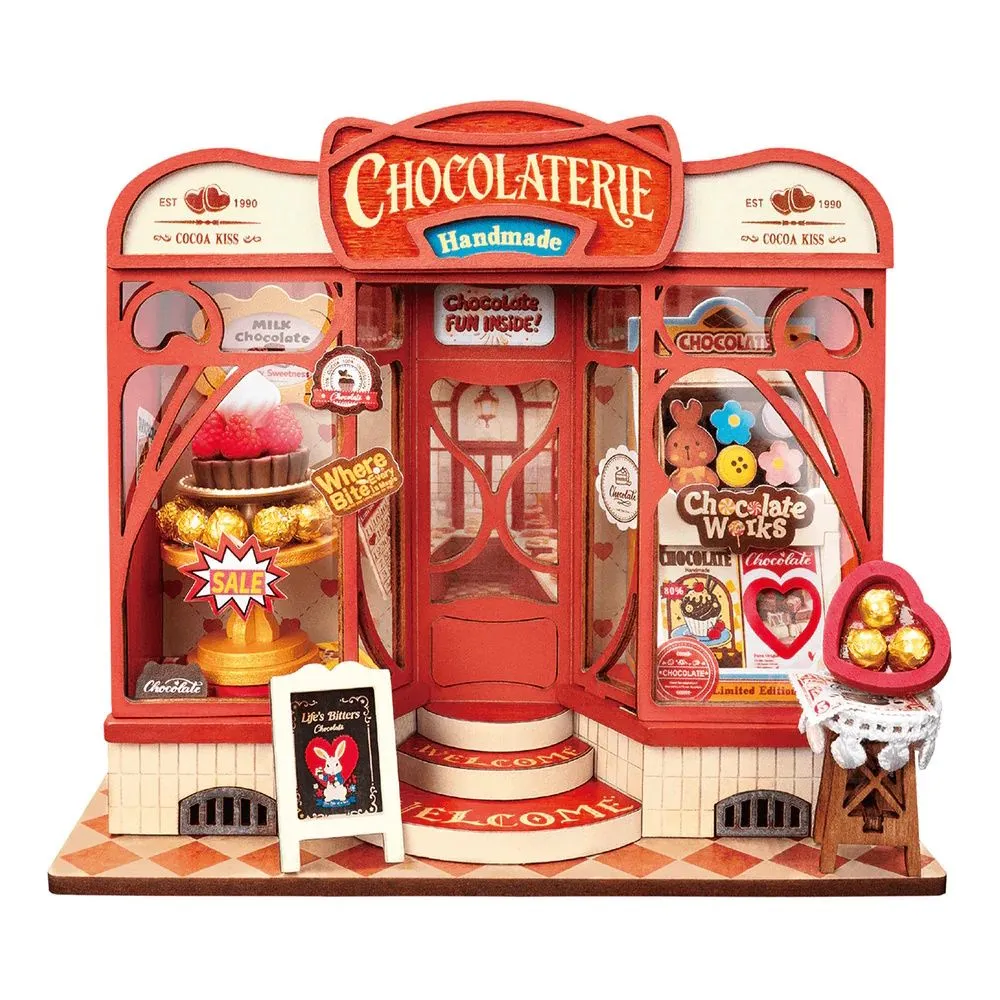 Robotime Rolife Sweet Chocolate Shop DIY Mini Store (98 Pieces)
