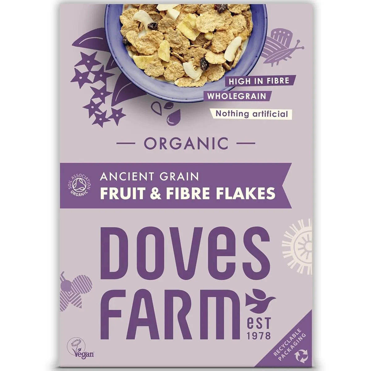 Organic Ancient Grain Fruit & Fibre Flakes