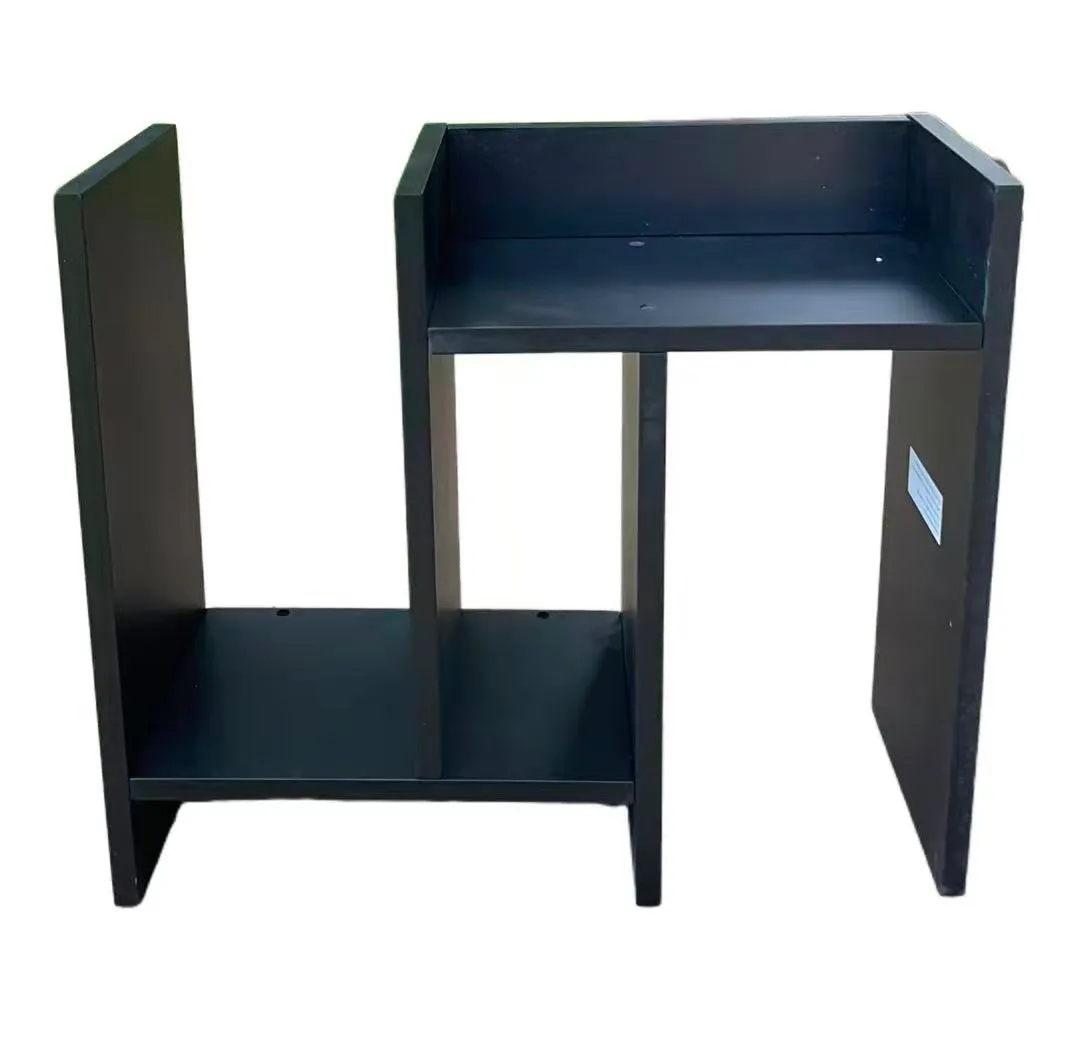 Wooden Desktop Organizer-Shelf Black