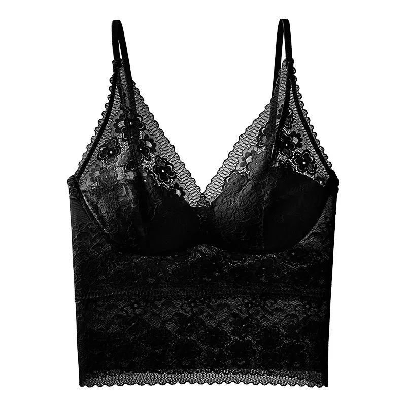 Lace Camisole With Padded Bra