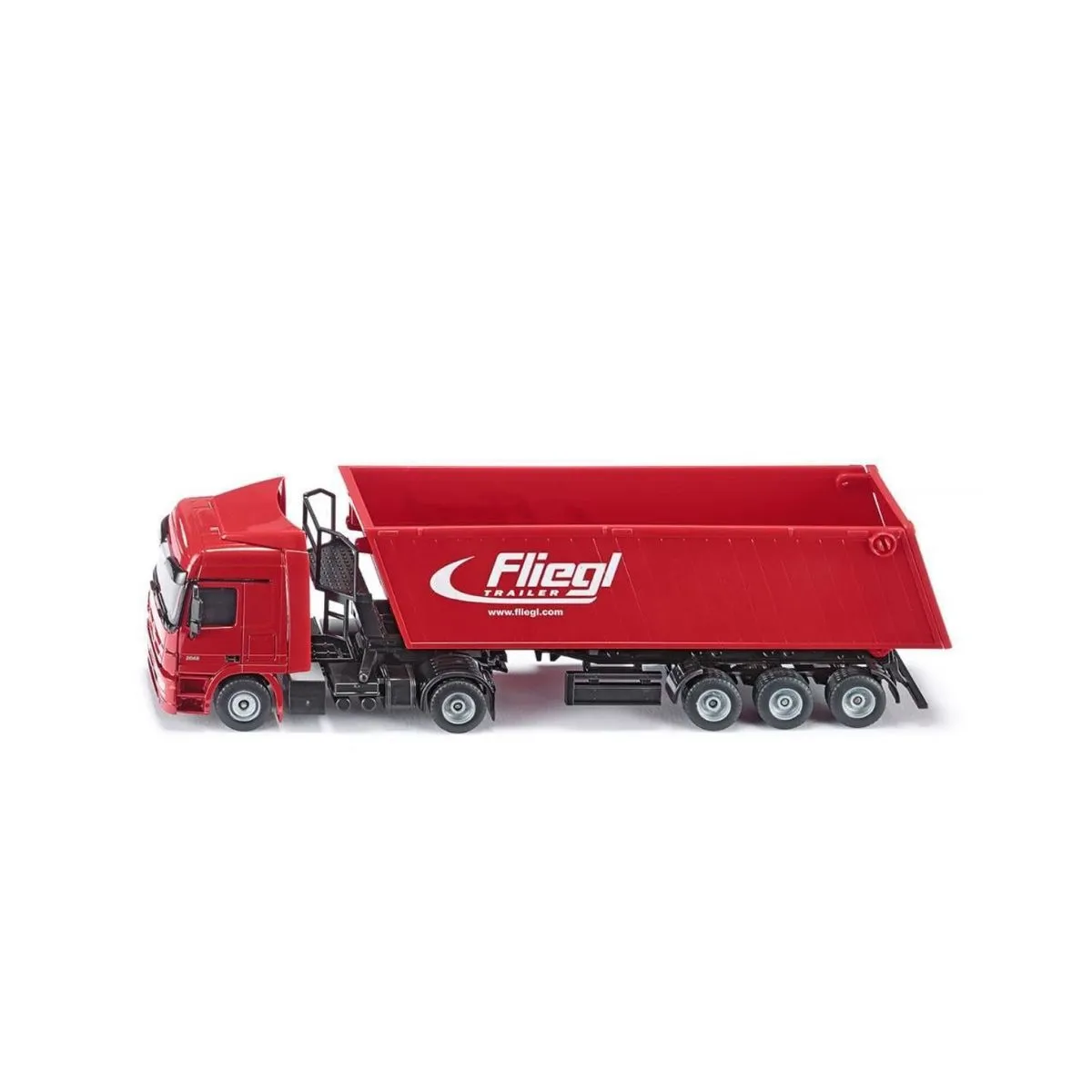 Siku Mercedes-Benz Truck with Tipping Fliegl Trailer Scale 1: 50