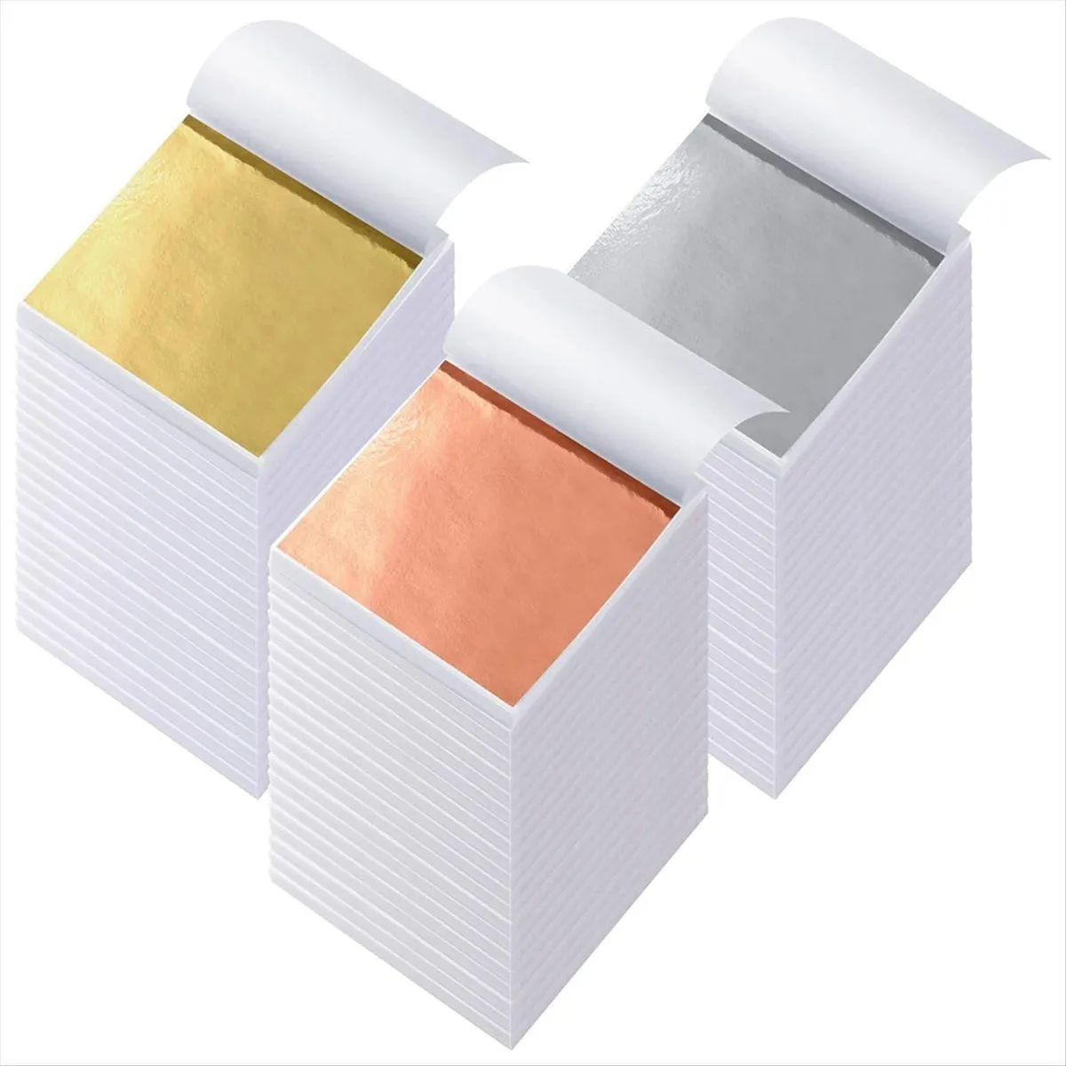 1200 Sheets Gold Leaf Sheets for Arts Decoration Handcrafts Nails