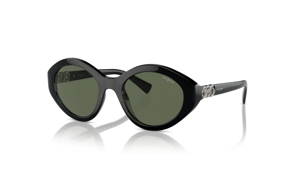 Vogue Eyewear Women's Sunglasses - VO5576SB 52 - Black & Dark Green