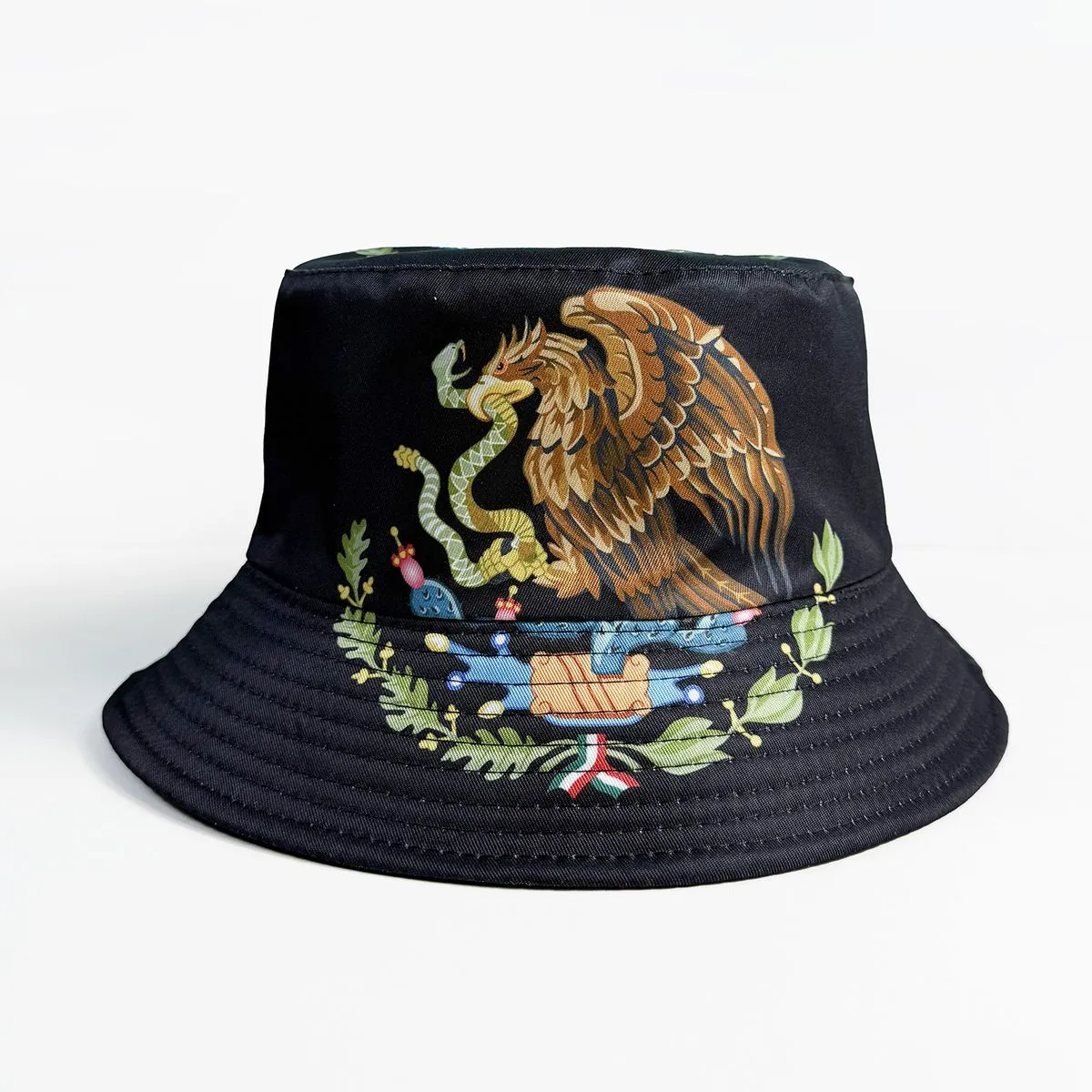 Mexican Double-Sided Wide-Brim Hat for Men and Women - Black