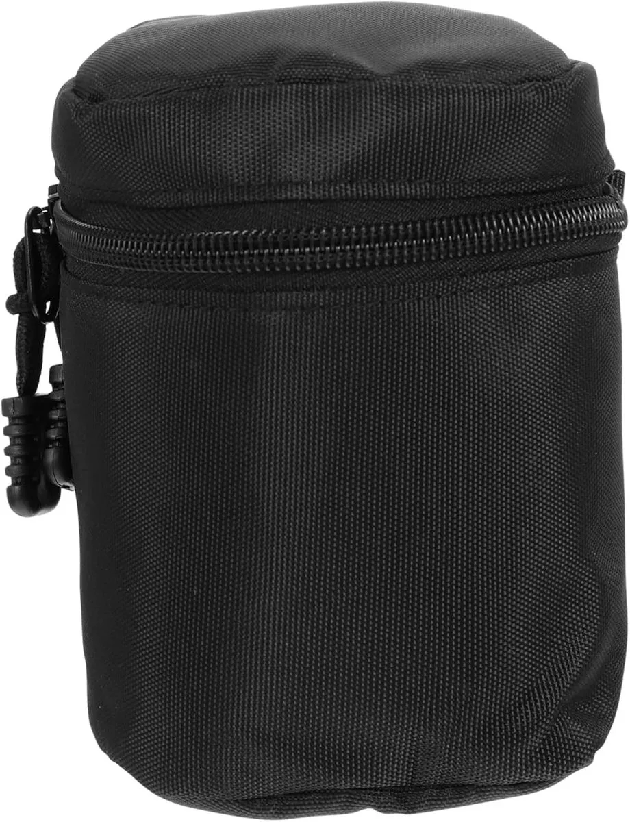 Shockproof Camera Lens Pouch Zippered Case Lightweight Compact for Photogr