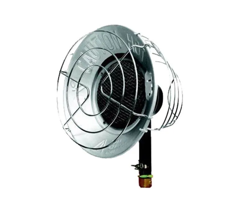 Advanced Portable Gas Heater - Top Round Cylinder (Silver)
