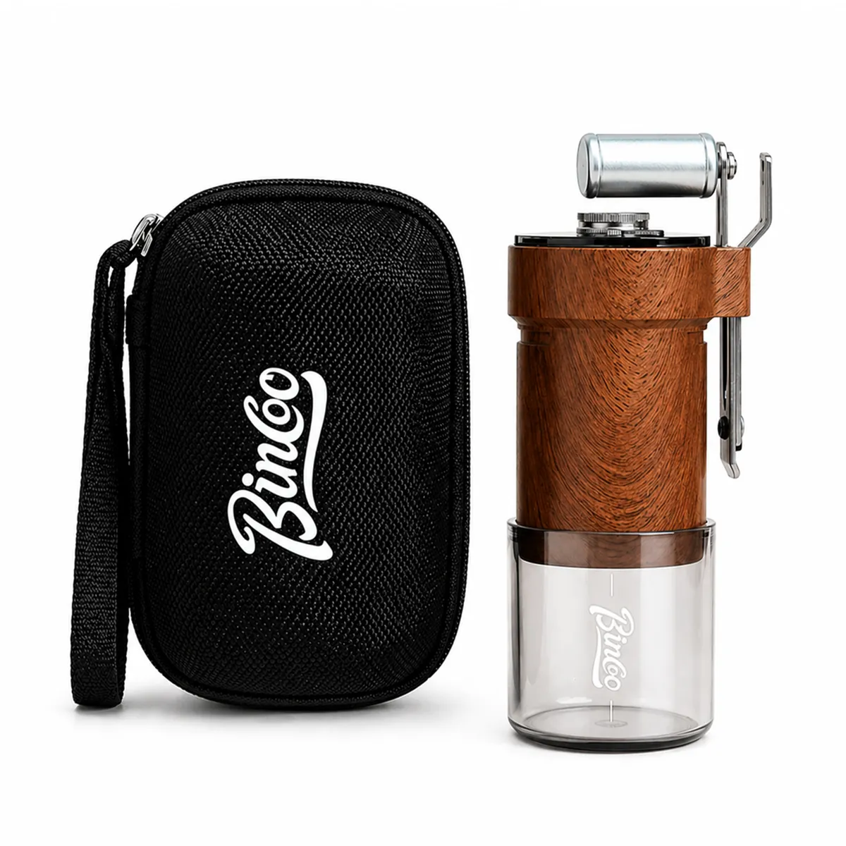 Bincoo - Manual Coffee Grinder,Hand Coffee Grinder,Folding Burr Coffee Mill