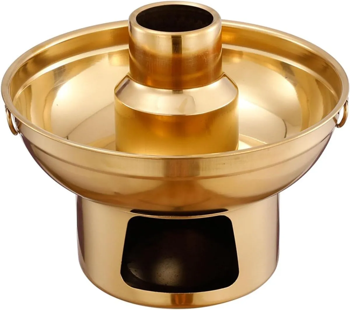 Stainless Steel Dry Ice Hot Pot Milk Tea Dessert Serving Pot Smoke