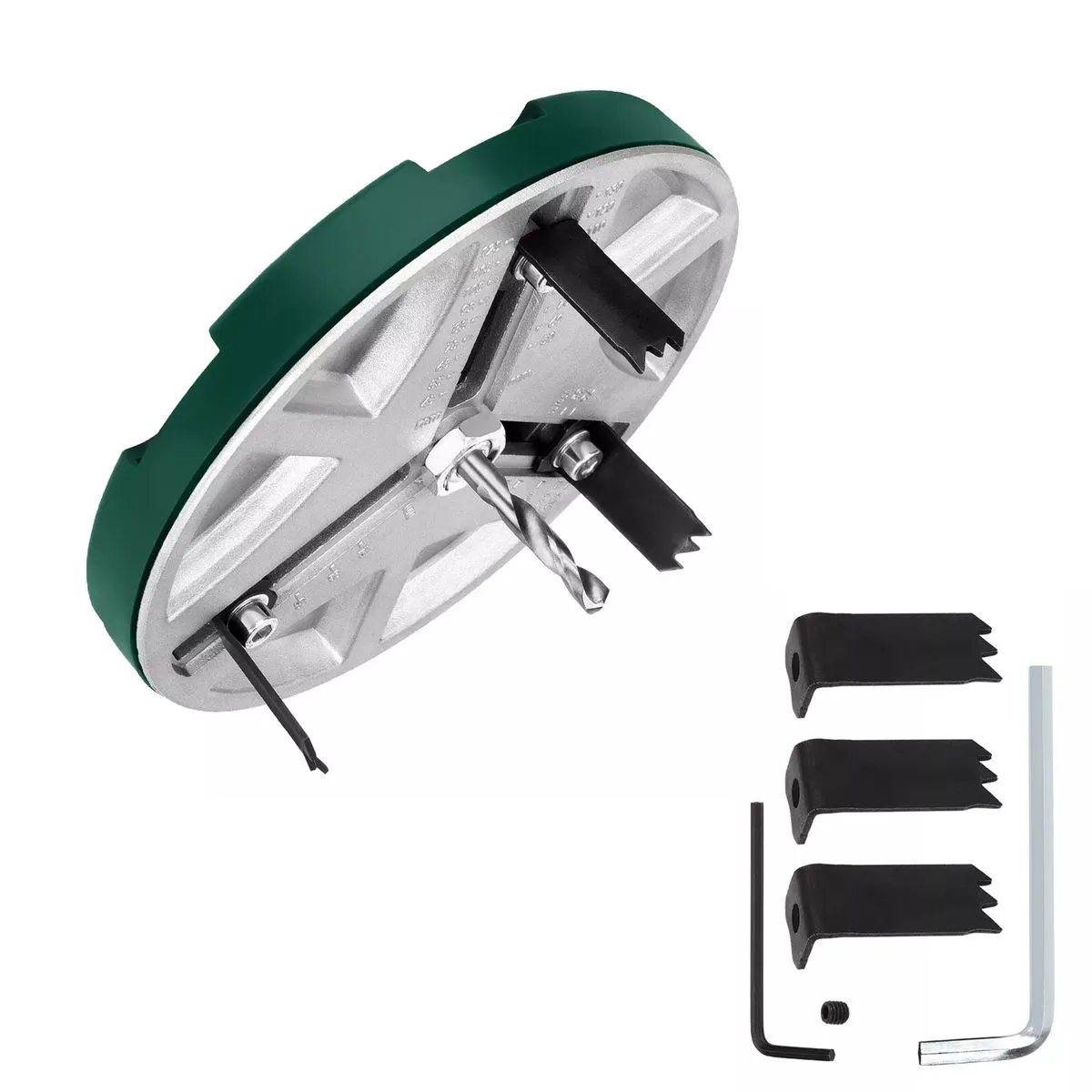 Adjustable Round Hole Saw Opener for Woodworking Chainsaw Tooth Stone Saws