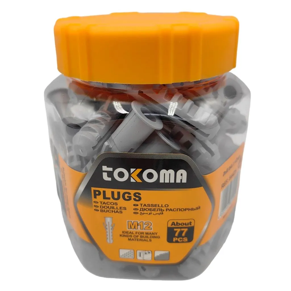 Tokoma M12 Expansion Plugs 77 PCS for Building Materials