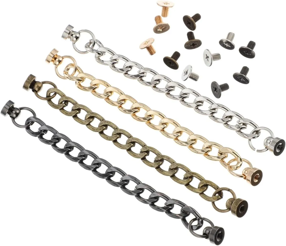4Pcs Phone Finger Strap Chain for DIY Phone Case Accessories Drop