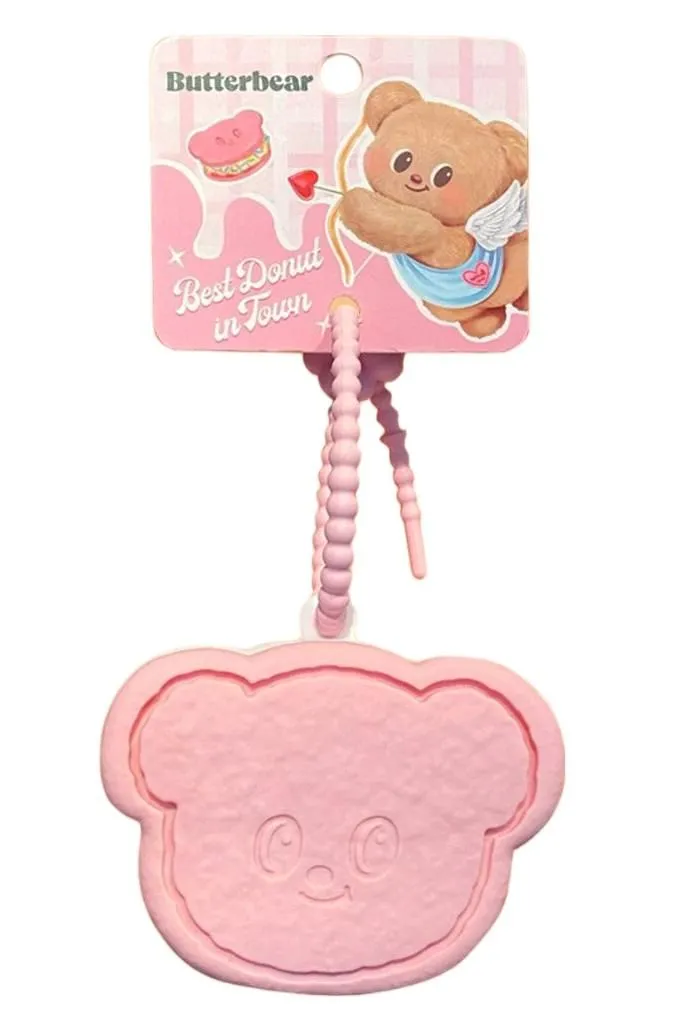Butter Bear Coin Purse Keychain