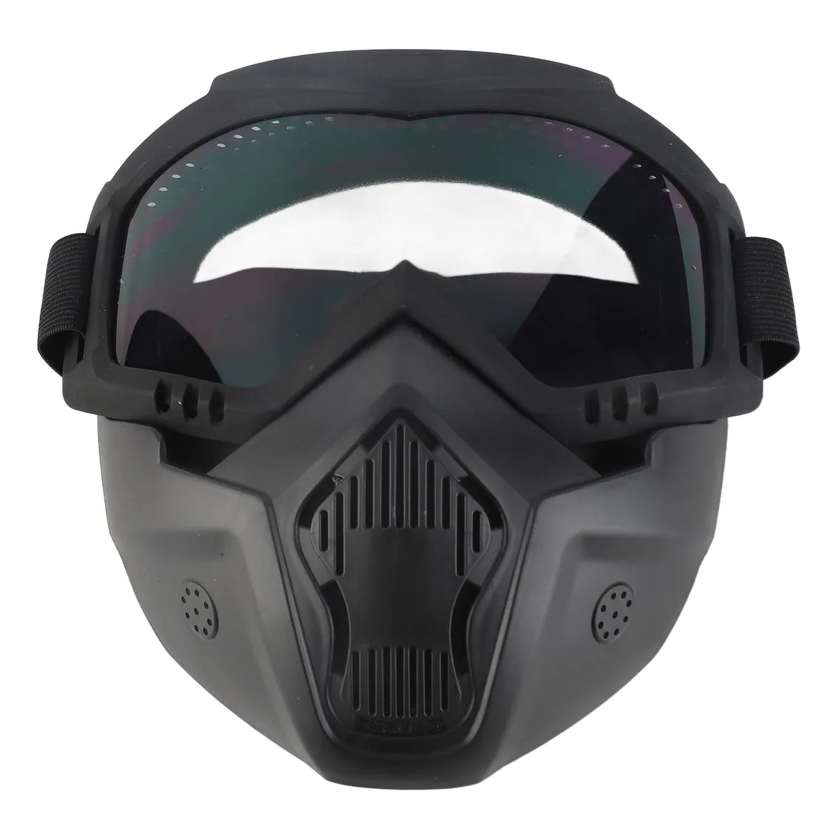 Motorcycle Face Mask Goggles with Mouth Filter for Open Face Helmet
