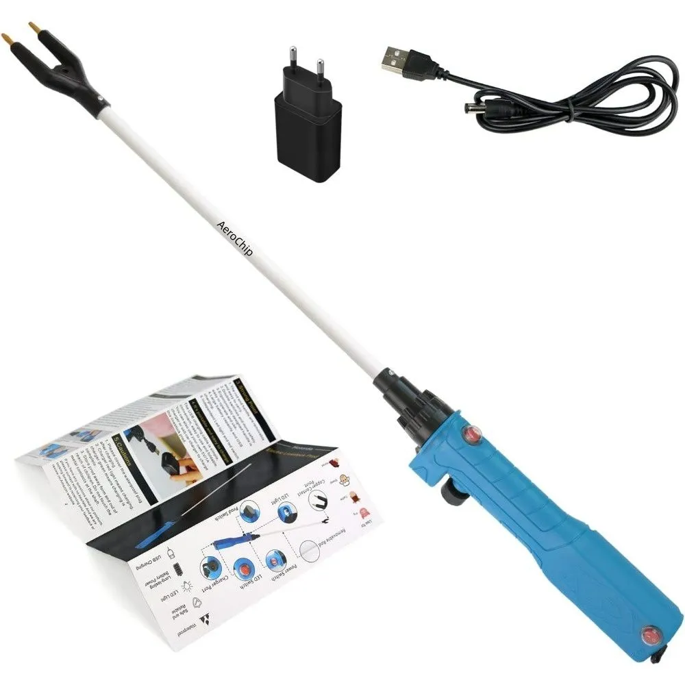 80CM LED Light Rechargeable Livestock Prod, Pig Cattle Goat Driving Stick