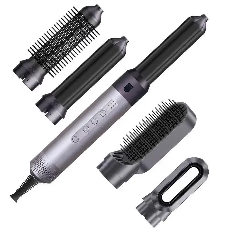 5 in 1 Detachable Rotating Hair Dryer Curling Wand Hot Air Brush