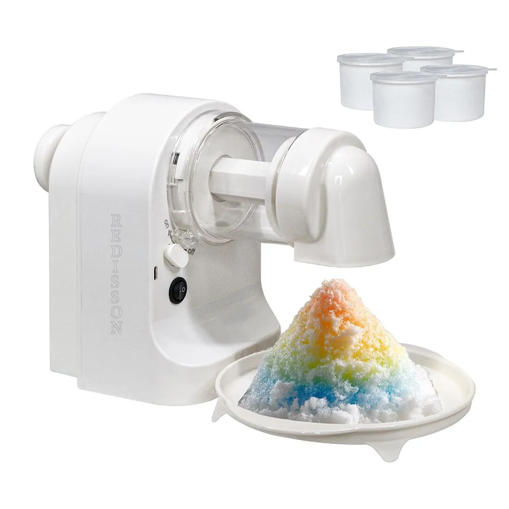 Portable Electric Shaved Ice Machine, Rechargeable Snow Cone Maker for Home