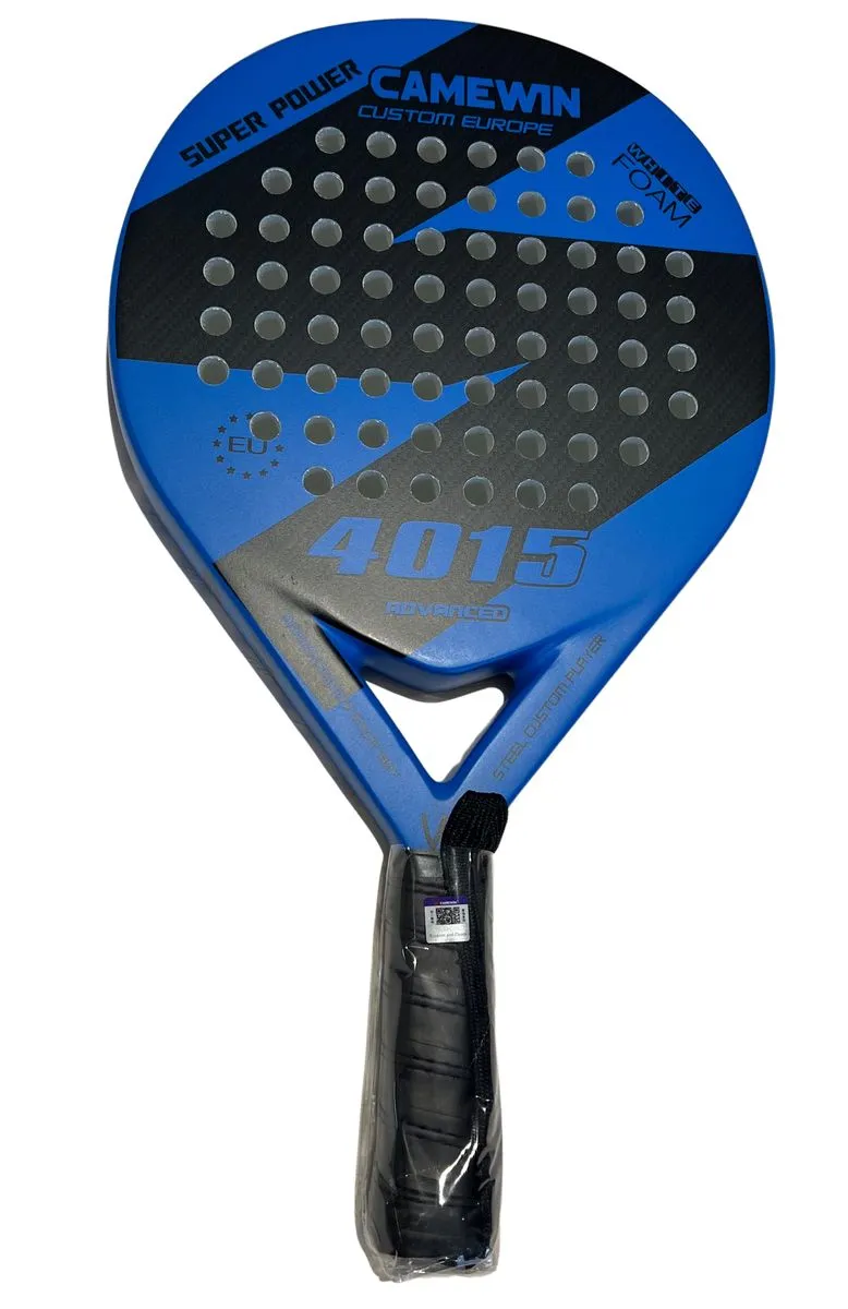 Camewin Carbon Fibre Padel/ Paddle Tennis Racket - Blue