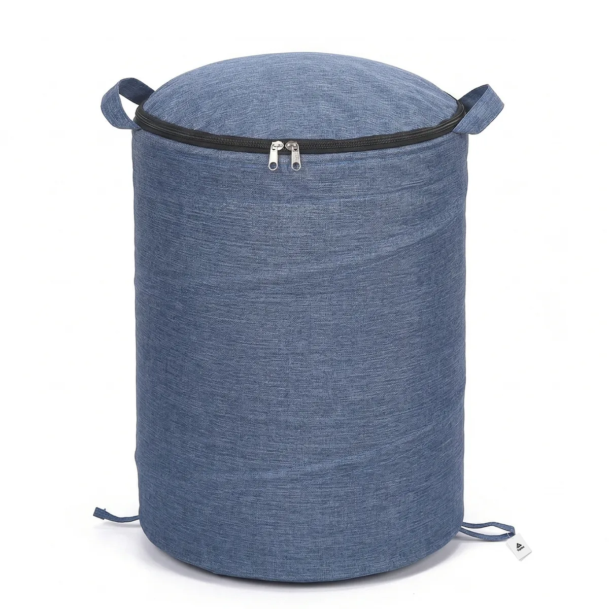 Topika Toy Storage Hamper with Play Mat, Felt Laundry Basket for Kids