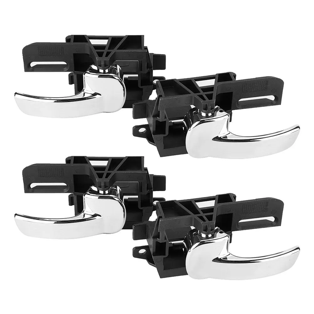 Car Inner Door Handle Kit Compatible With Nissan Tiida 06-13 4pcs
