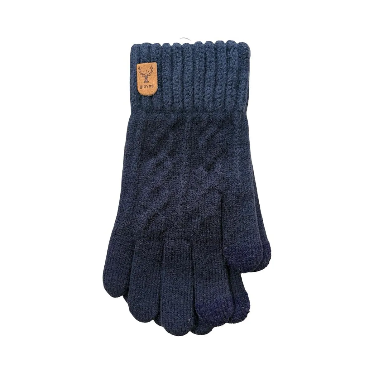 Unisex Touchscreen Winter Gloves - Black