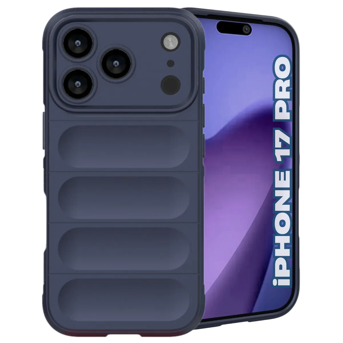 Cover Compatible with iPhone 17 Pro - Gadget Mafia Magic Shield Case - Dark Blue