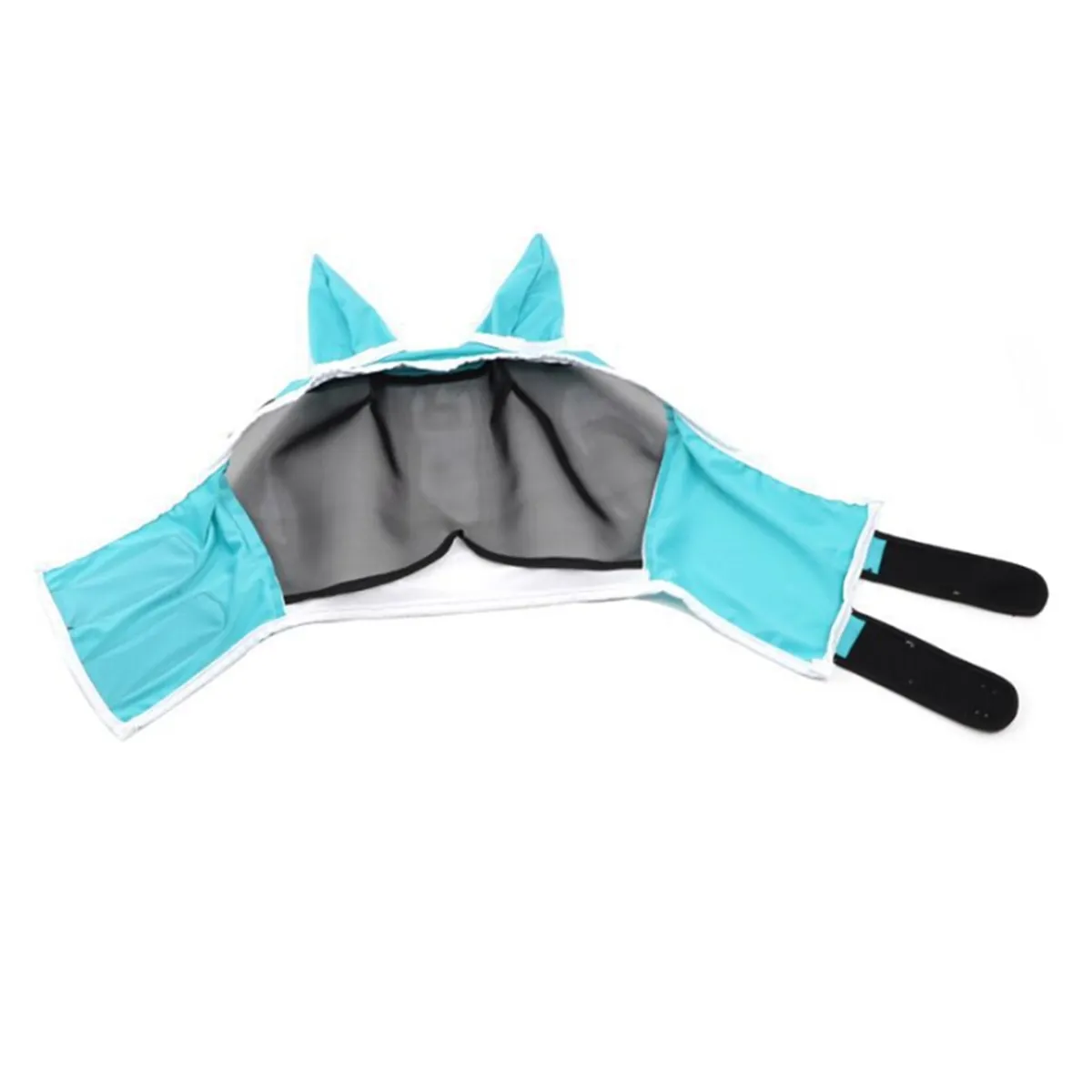 Horse Fly Mask with Ears, Horse Mask Anti-Mosquito and Insect, blue