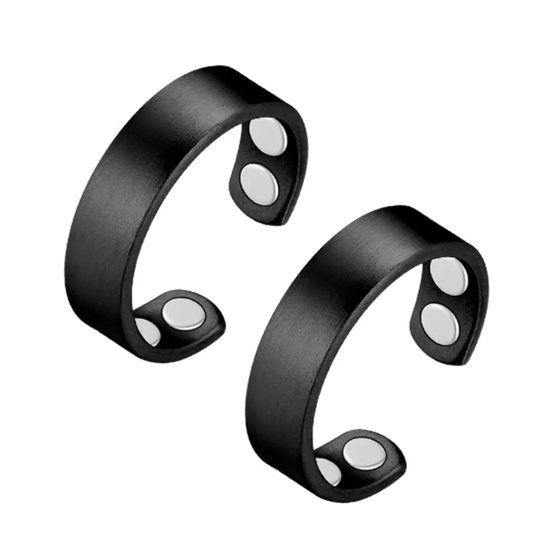 2 Piece Copper Magnetic Rings for Women and Men,Ultra Strength Magnet
